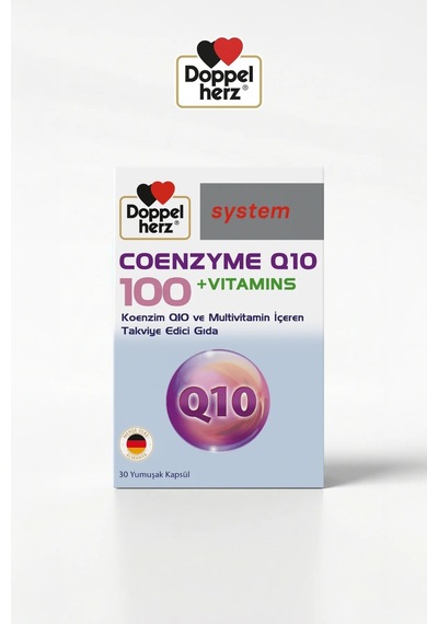 Koenzim Q10 + Vitamins 100 Mg 30 Kapsül