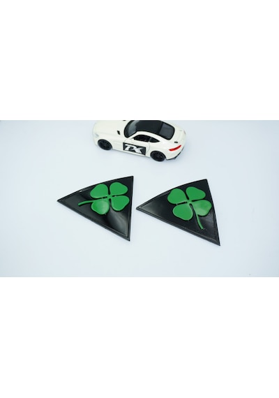 Dk Tuning Yonca Logo Çamurluk 3m 3d Siyah Logo Alfa Romeo İle Uyu