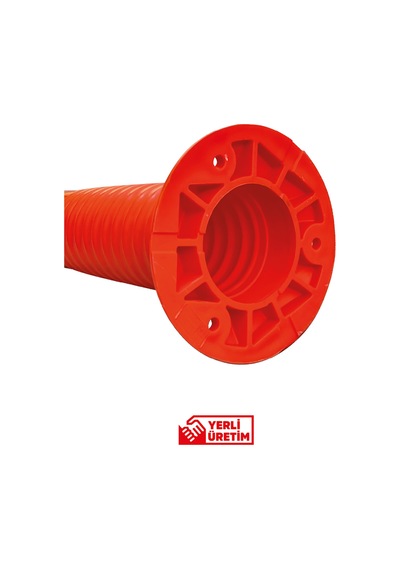 12249 Ub R Tpu Şerit Ayırıcı Esnek Delinatör Soketli 100 Cm X 100 Mm