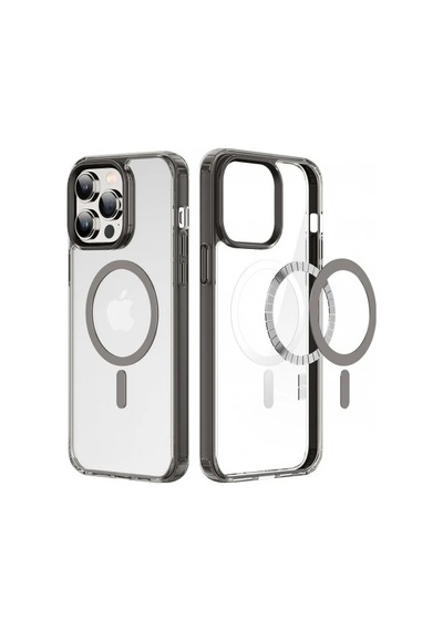 Dux Ducis Clin Mag Series İphone 14 Pro 6.1 Magsafe Uyumlu Manyetik Silikon Kılıf- 5775 Gri