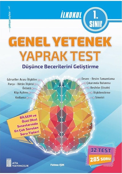 1. Sınıf Bilsem Genel Yetenek Yaprak Test