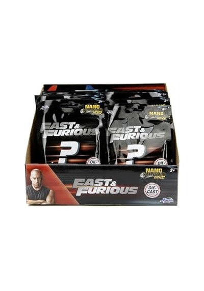 253201008 Fast Furious Blind Nano Figür Sürpriz Paket 1 Adet Sürpriz Araba İçerir