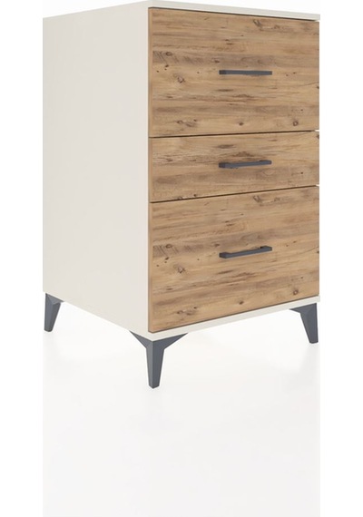 Kronos Komodin 3 Çekmeceli 60x59x96 Aytaşı-çam Aytaşı