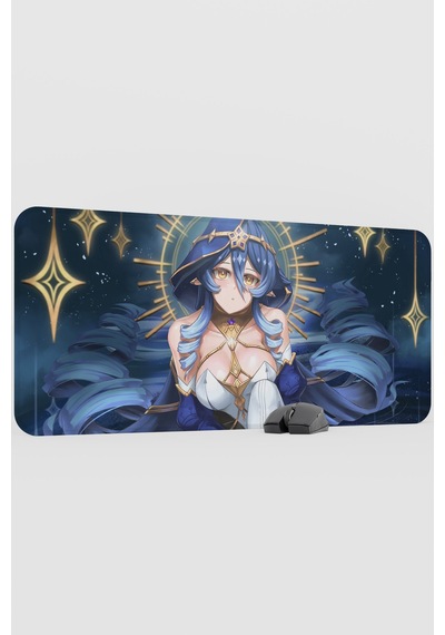 Layla Genshin Impact Anime Oyuncu V4 - 90x40 Xxl Gaming Mouse Pad Fare Altlığı