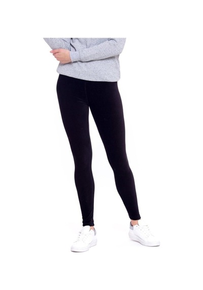 Yeşilyurt Corset Kadın Siyah Fitilli Kadife Tayt Pantolonsiyahm Siyah
