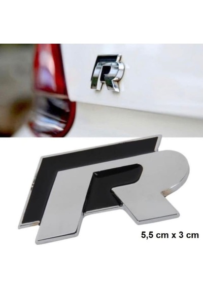 Volksvagen R Metal Yapıştırma Logo Arma Sticker