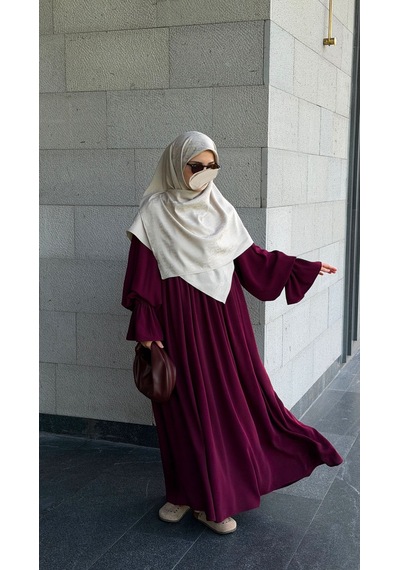 Qalortex Scarf Premium Jakarlı Mira B.boy Eşarp -fil Dişi