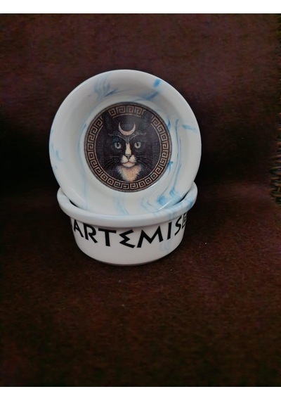 Raccoon Olimpos Serisi Artemis Seramik Mama Ve Su Kabı 300ml