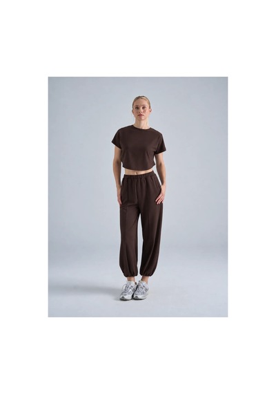 Lismina Balon Pantolon - Jogger Kahverengi