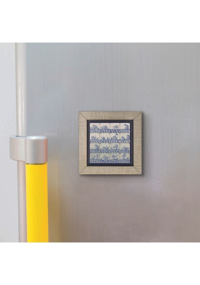 Hollanda Deseni Baskılı Mdf Magnet 7x7 174