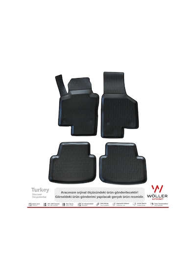 Volkswagen Jetta Paspas 2011 Sonrası 3D Havuzlu Wöller Paspas