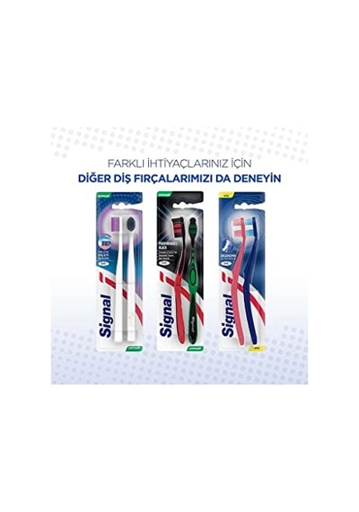 Signal Performans Etkin Diş Temizliği 2+1 Orta Diş Fırçası
