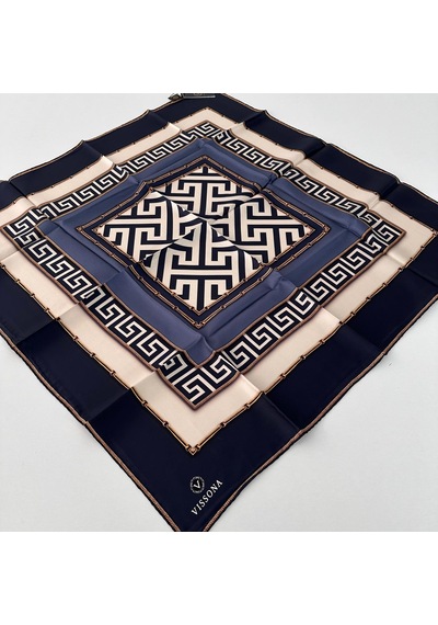 Vissona Twill İpek Eşarp Ipk4802-27339 Çok Renkli