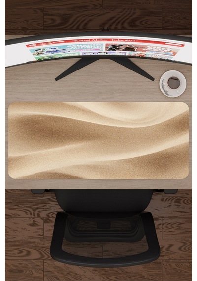 Kum Kaymaz Dikişli Kauçuk Oyuncu Mousepad V3 - 70x30 Xl Gaming Mouse Pad Fare Altlığı
