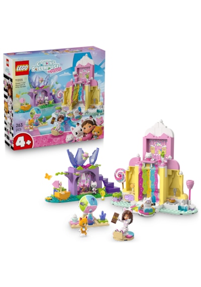 LEGO® Gabby’s Dollhouse Tatlı Şekerleme Dağı ve Kedi Bahçesi 11205 - 4 Yaş ve Üzeri Çocuklar için Hayvan Temalı Oyuncak Yapım Seti (263P)