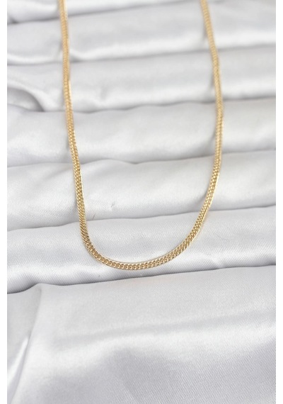 Kadın Kolye Cm 14k Gold Renk Dolgun Zincir Model 60 Cm Diğer
