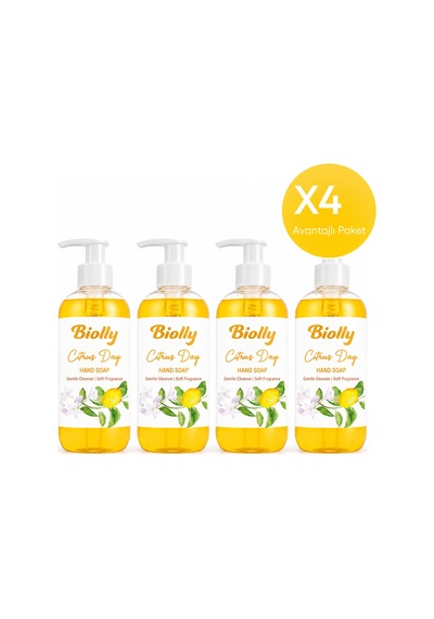 Biolly Botanica Citrus Day Sıvı Sabun 500 Ml 12'li Paket