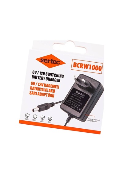 Bcrw1000 6v/12v 1a Kademeli Batarya Ve Akü Şarj Adaptörü Evimdeyokyok