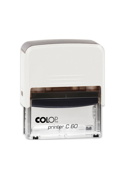 Colop Prınter C60 Beyaz Kasa Siyah Keçe - 37 x 76 MM
