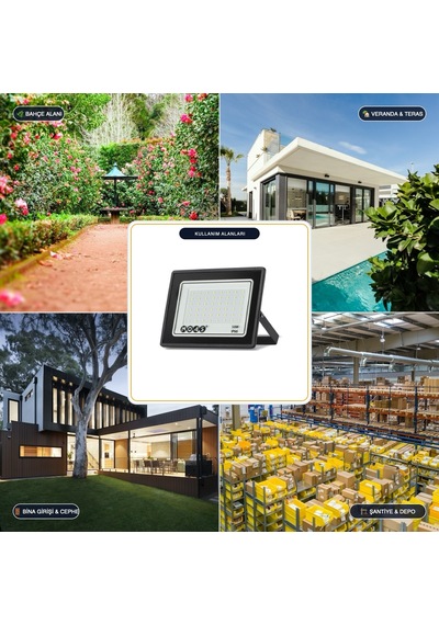 Noas 50w Ultra Slim Led Projektör Günışığı - Yl70-1051