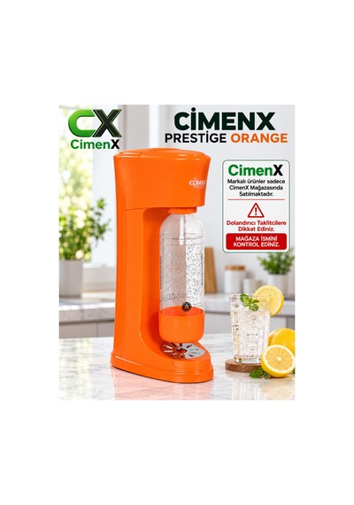 Soda Maker Prestige Orange - Soda Kartuşlu Set Turuncu
