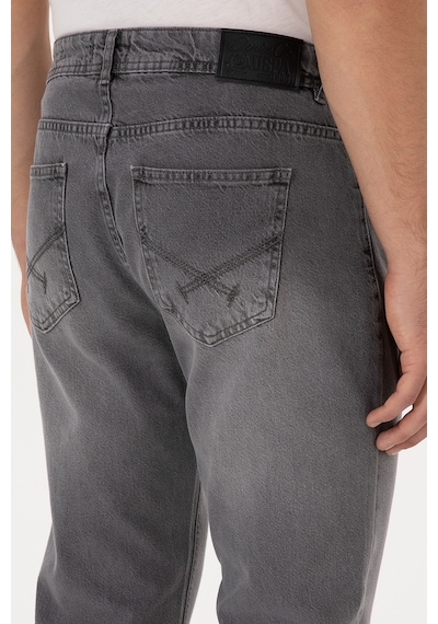 U.S. Polo Assn. Erkek Gri Straight Fit Jean Pantolon 50316562-DN0025 U.S. Polo Assn. Erkek Gri Straight Fit Jean Pantolon 50316562-DN0025