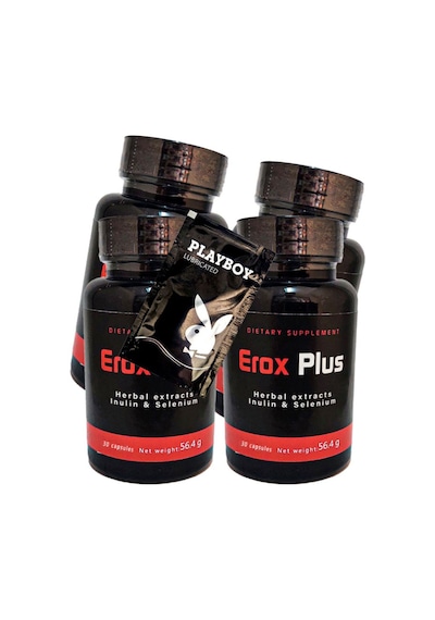 Eroxplus Erkeklere Özel 4 Ad X 30 Lu Perfor.mans Takvıye Destek Brk:030 + He.diye Playboy Kaydıran Jel