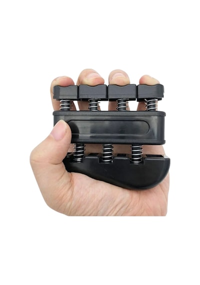 Mucit Home Piyano Gitar El Parmak Eğitmen Güçlendirici Parmak Kuvvet Eğitmeni Egzersiz Aleti Siyah
