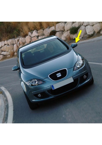 Seat Toledo 2004-2009 Sol Yan Dış Dikiz Ayna Kapağı 6L0857537
