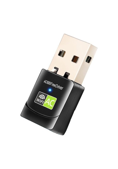 Schulzz Mini Wi-Fi USB Adaptör Kablosuz Alıcı Adaptörü 600Mbps 5Gh