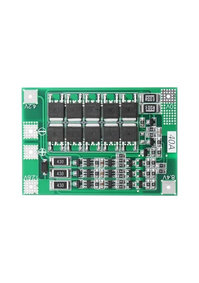 40a Bms 12.6v 18650 Lityum Pil Şarj Koruma Modülü Yüksek Performanslı Koruma