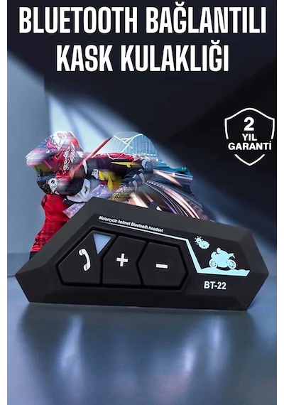 Hubrendy Kargo Kask Kulaklık Bluetooth Motosiklet Kulaklık Intercom Su Geçirmez