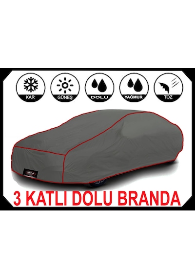 3 Katlı Dolu Darbe Koruyucu Opel Vectra Araba Brandası Oto Branda Araba Çadırı