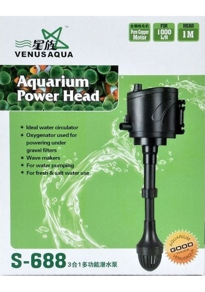 Venusaqua S-688 Yedek Akvaryum Filtresi 1000L/H
