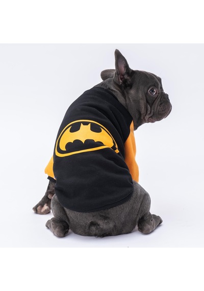 Pettrend Batman Baskılı Polar Kedi Köpek Sweati Kedi Köpek Elbisesi