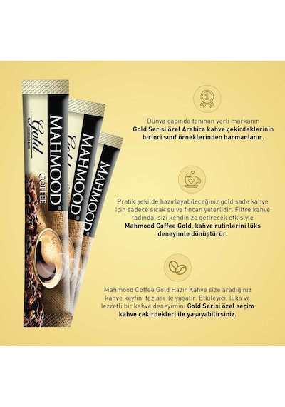 Mahmood Coffee Gold Hazır Kahve 48 x 2 G