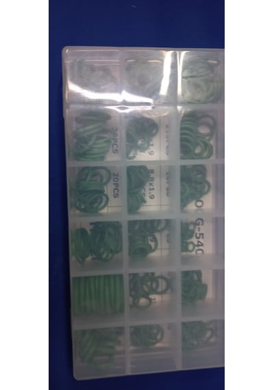 O-rıng Klima O Ring Lastik Conta Seti Universal 265 Parça Yeşil