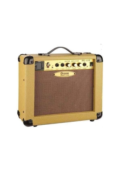 D Sound Pg-15T Tunerli 2 Girişli 20 Wat Gitar Amfisi