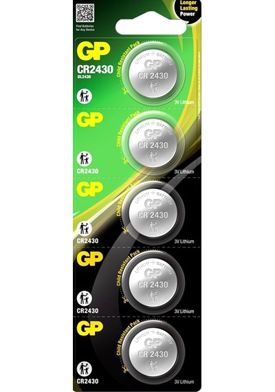AYT Ticaret HT-101 GP CR2430 3 VOLT LİTYUM PİL 5Lİ PAKET GPCR2430-2CPU5 (GPPBL2430054)