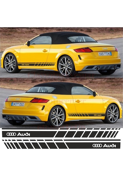 Size Özel Yan Şerit Oto Sticker
