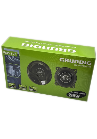 Grundig Gsp 102 10 Cm 210 Watt Kapaklı Oto Hoparlör Takımı