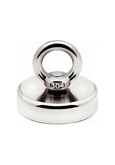 Valkyrie D48 Güçlü Neodyum Mıknatıs 48mm 75kg Askılı Fishing Salvage Magnet