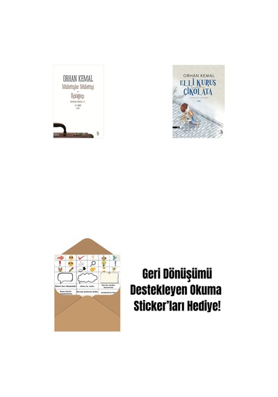 Müfettişler Müfettişi - Üçkâğıtçı 2 Kitap Bir Arada + Elli Kuruş Çikolata + Okuma Sticker'ları