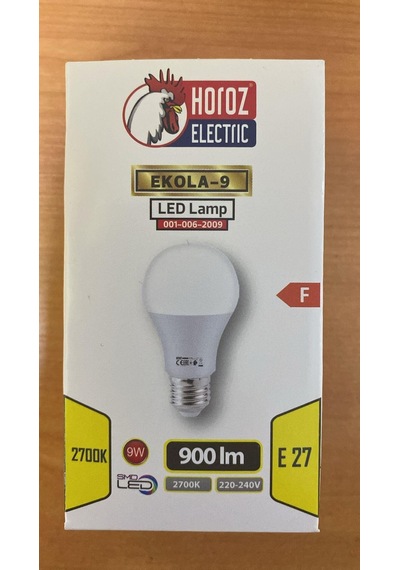 Horoz Ekola-9 9 Watt Led Ampul E27 Duy Günışığı