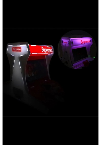 Supreme Çift Arcade Kol 10inç Çift Ekran 3000+ Oyunlu Retro Arcad