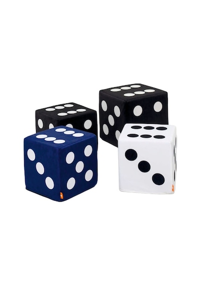 Missidea Minderkit Eğitici Zar Minder 33x33 Cm - Beyaz Anaokulu Ve Kreş Donanımı-1 Adet