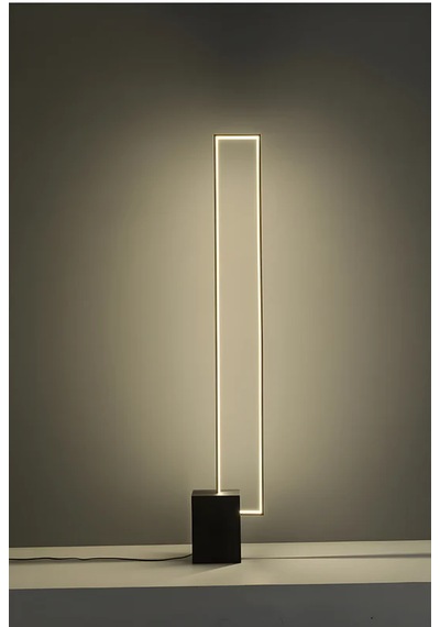 Dikdörtgen Led Lambader 9646-t25-6t-hu Siyah