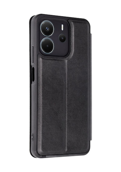 Xiaomi Redmi Note 14 4g Uyumlu Kılıf Flip Cover - Siyah