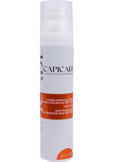 Capicade Kızarık ve Hassas Cilt Güneş Kremi SPF50+ 100 ML