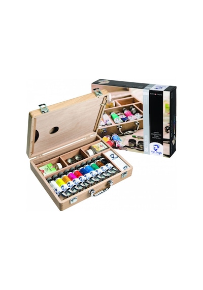 Van Gogh Basic Box Ahşap Çantalı Yağlıboya Seti
